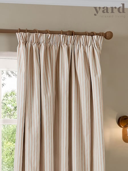 Yard Hebden Stripe Pencil Pleat Curtains