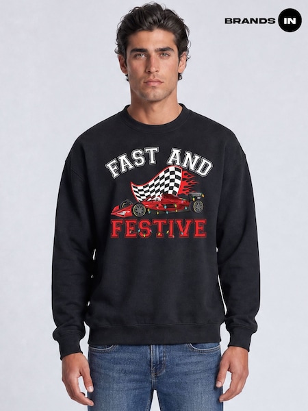 Qara - Regular Brands In Christmas Fast And Festive Sweatshirt