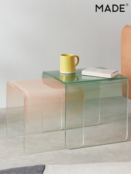 MADE.COM 2 Tone Hesta Nest of 2 Side Table (813486) | €251