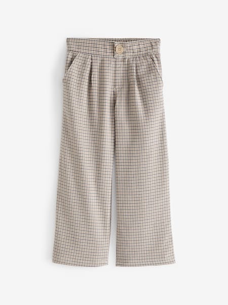 Abercrombie & Fitch Plaid Smart Brown Trousers (814102) | € 25