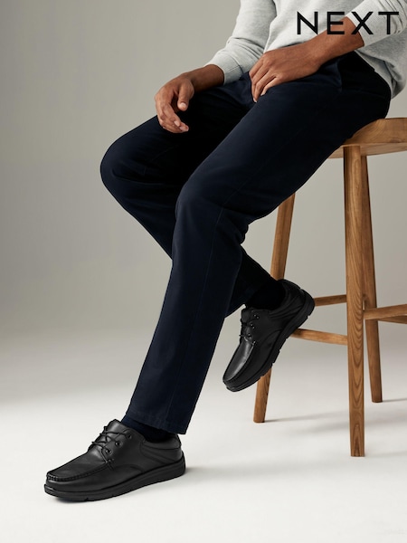 Negro - Corte ancho - Apron Lace Up Shoes (815950) | 56 €