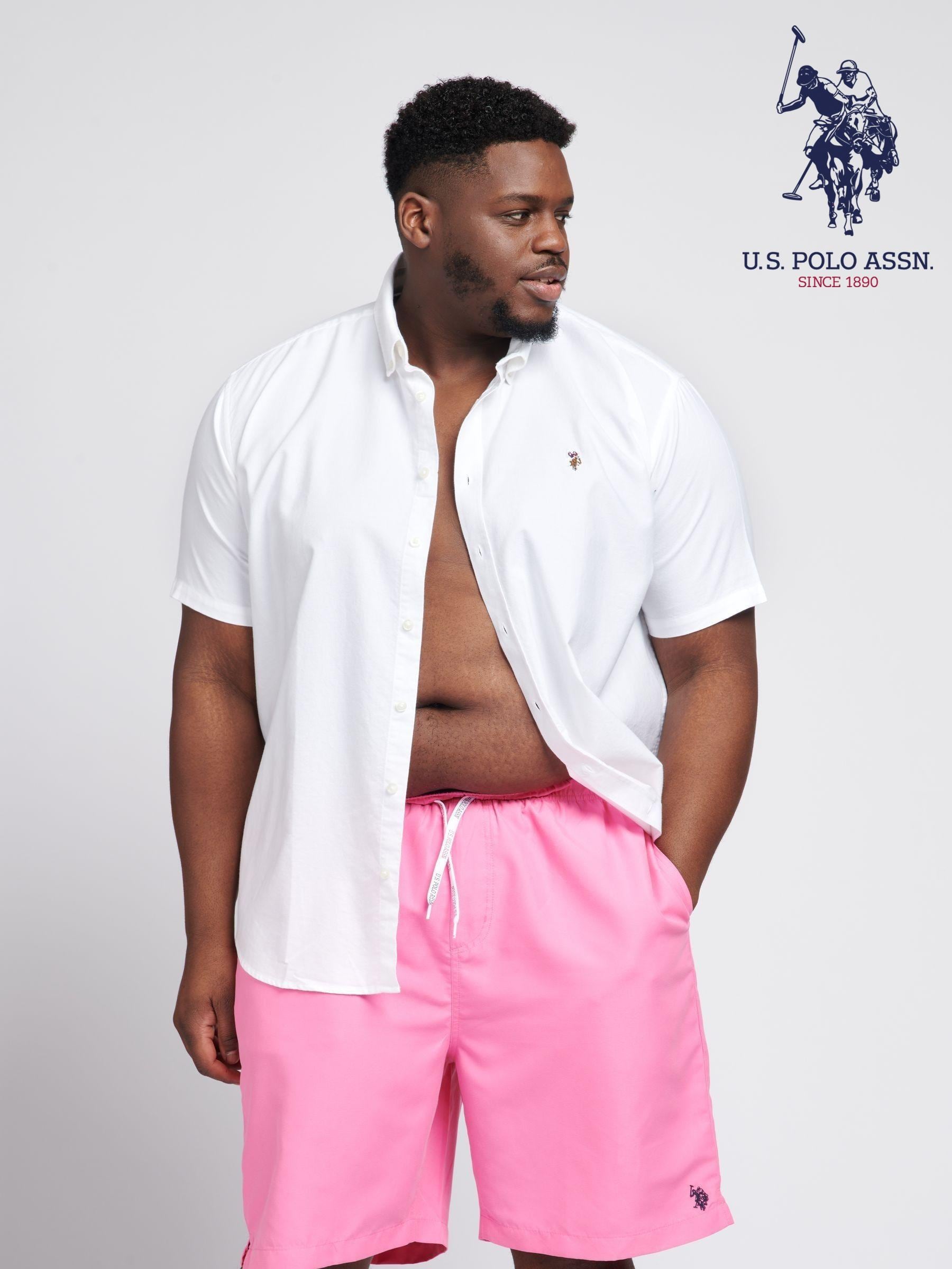 Men s Swim Shorts U.S. Polo Assn Pink Swimwear Brandedfashion Next Luxembourg