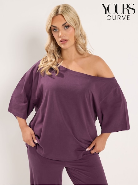 Күлгін - Yours Curve Off Shoulder T-shirt