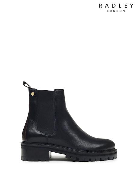 Radley London Keystone Crescent 2.0 Chunky Chelsea Black Boots (816828) | €128
