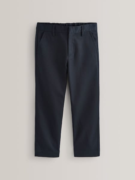 Navy Plus Waist School Formal Straight Trousers (3-17yrs) (817599) | OMR4 - OMR8