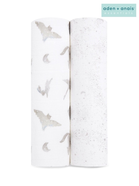 aden + anais Organic Cotton Muslin Blankets 2 Pack (818706) | 44 €