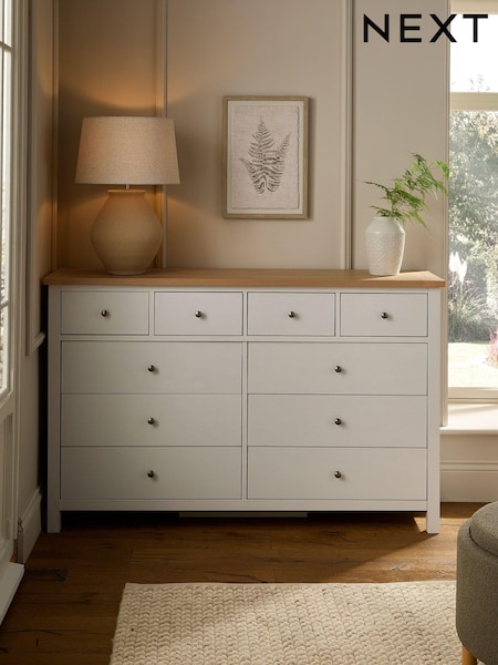 Chalk Malvern Paint Effect 10 Drawer Chest of Drawers (818815) | €675