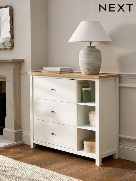 Chalk Malvern Paint Effect 3 Drawer Chest of Drawers (818856) | €400