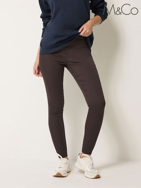 Շագանակագույն - M&co Petite Skinny Jeggings