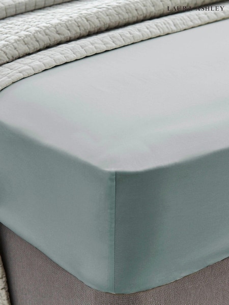 Laura Ashley Duck Egg Blue 400 Thread Count 100% Cotton Fitted Sheet (819227) | €40 - €60