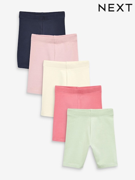 متعدد الألوان - 5 Pack Cotton Cycling Shorts (3mths-7yrs) (819380) | ‏38 د.إ.‏ - ‏ 50‏ د.إ.