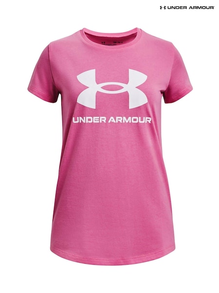 rožnata - Under Armour Sportstyle Logo Short Sleeve T-Shirt (819808) | € 15