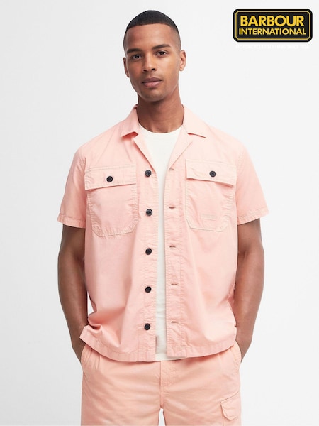 Barbour® International Belmont Garment Dyed Short Sleeve Shirt (819880) | €42
