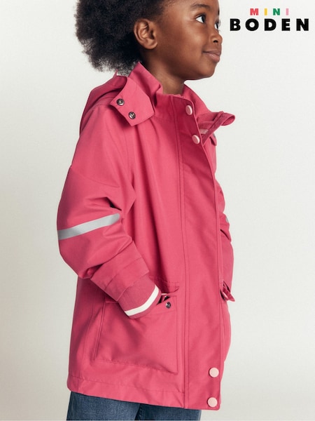 Pink - Boden Waterproof Fisherman's Jacket