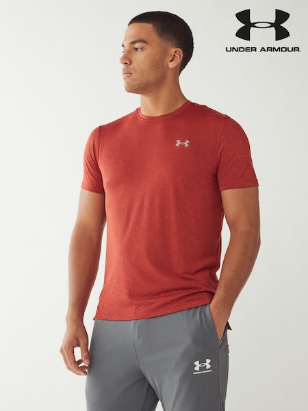 Under Armour Orange Launch Short Sleeve T-Shirt (820732) | €24