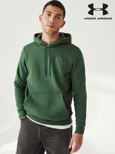 Under Armour Green Essential Fleece Hoodie (821013) | 148 QAR