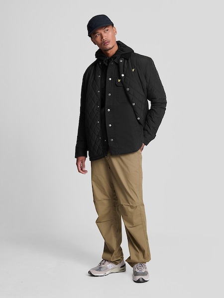 Lyle & Scott Black Bedford Co-ord Overshirt (821348) | €63
