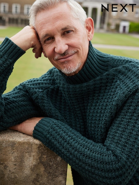 Green Regular Tulip Neck Chunky Knitted Jumper (821950) | €19.50