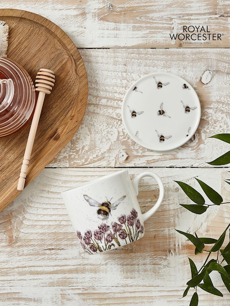 Royal Worcester Wrendale Bumblebee Mug & Coaster Set (822620) | €26