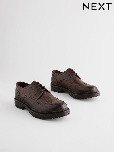 rjava - Leather Cleated Brogues (822831) | € 37