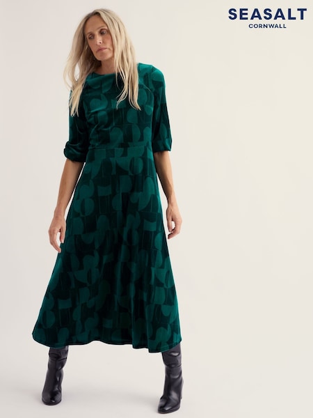 Green - Seasalt Cornwall Oak Cottage Dress
