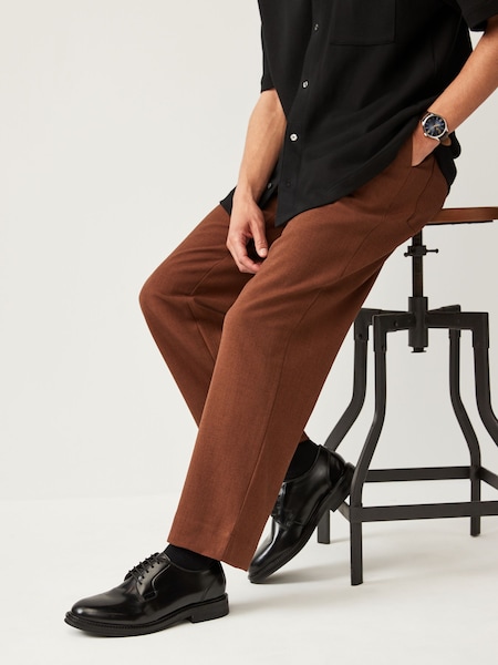 Black - Leather Gloss Derby Shoes (824459) | € 38