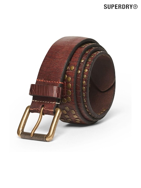 Superdry Brown Logo Goods 100% Cotton Belt (824540) | €76
