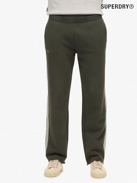 Superdry Dark Green/Athletic Grey Marl Essential Logo Straight Joggers (824653) | €83