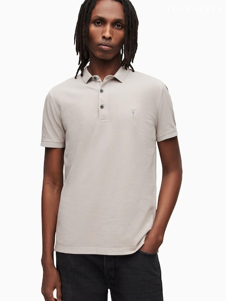 AllSaints Natural Reform Short Sleeve Polo Shirt (824680) | €41.50