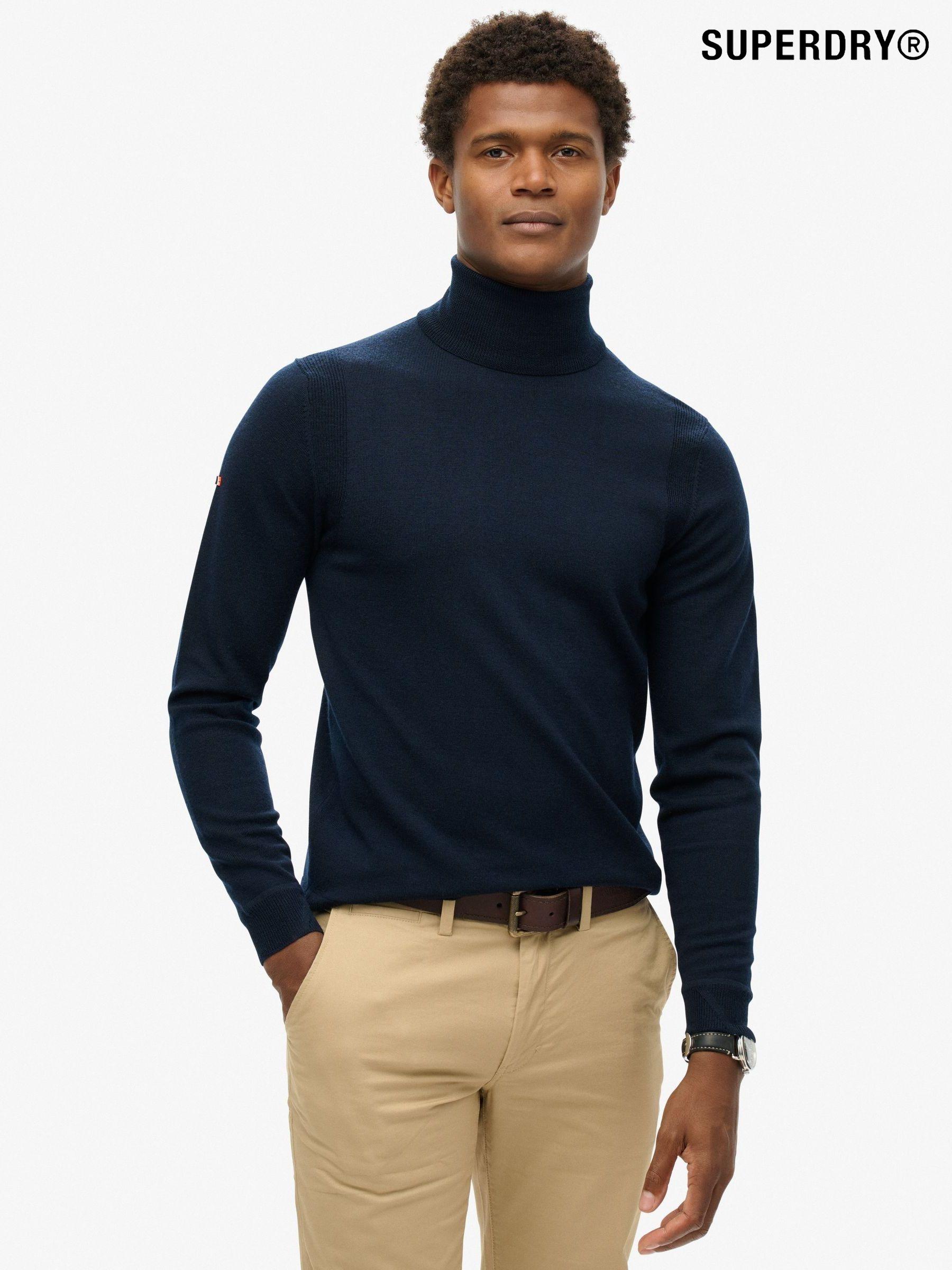 Roll neck top mens top