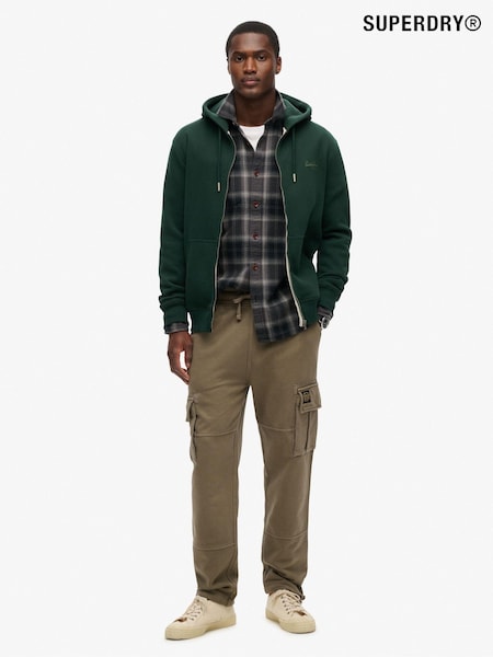 Промитий Морель Браун - Superdry Contrast Stitch 100% Cotton kargo Joggers (824897) | 3 905 грн