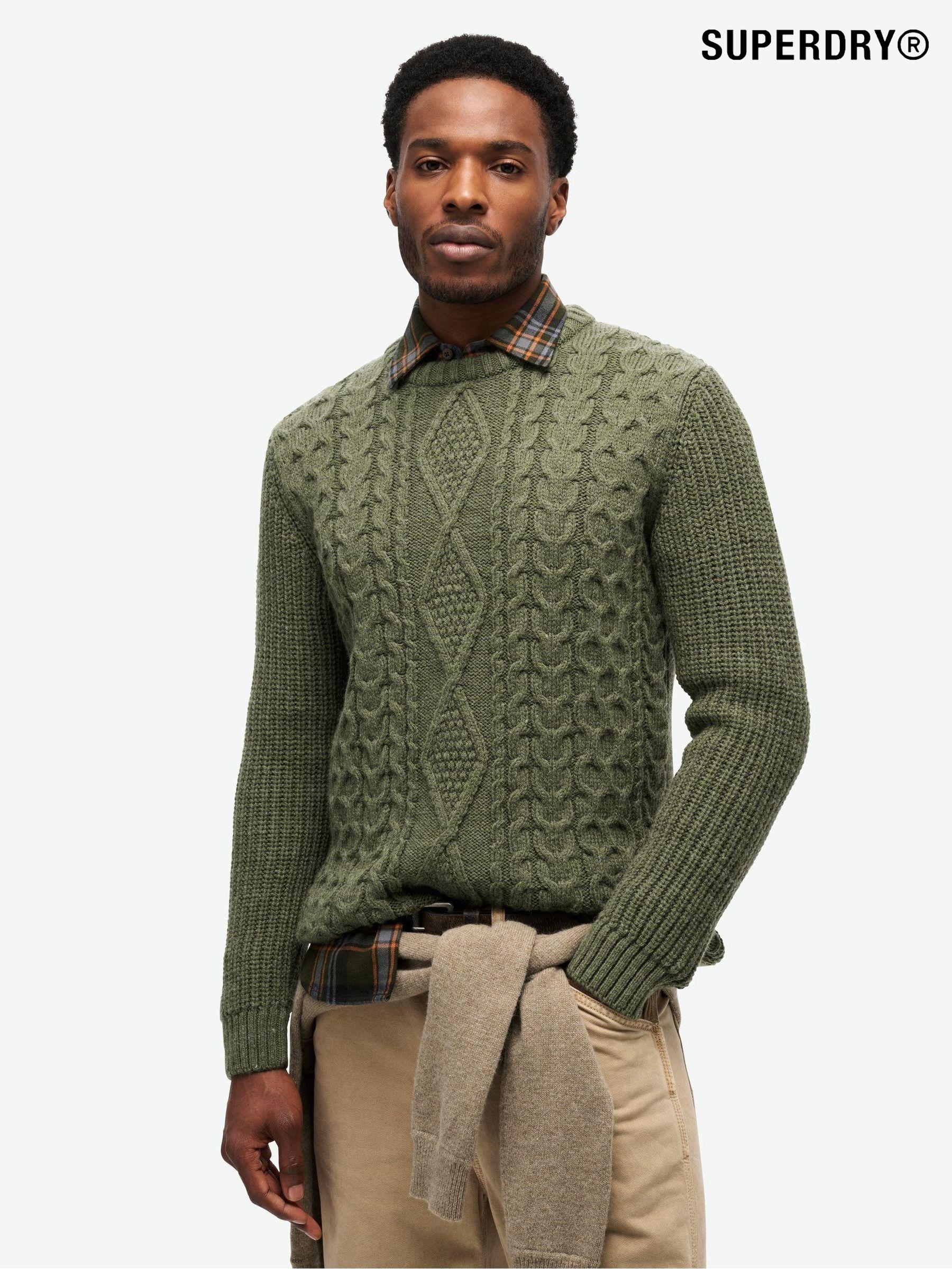 Superdry cable jumper clearance