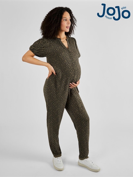 JoJo Maman Bébé Animal Print Maternity Jumpsuit (825110) | €77