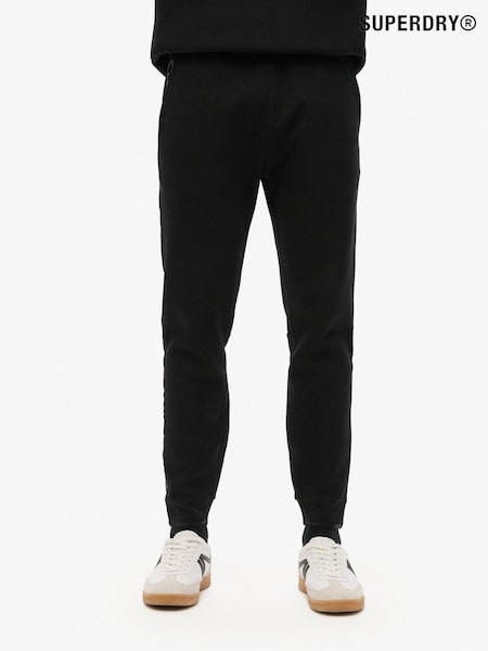 Superdry Black Tech Logo Tapered Joggers (825232) | €91
