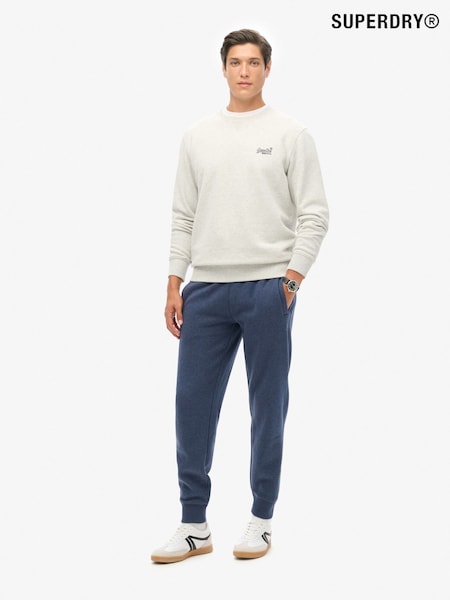 Superdry Heritage Navy Marl Essential Logo Joggers (825372) | €83