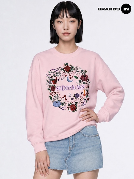Қызғылт - Brands In Practical Magic Shenanigans Sweatshirt