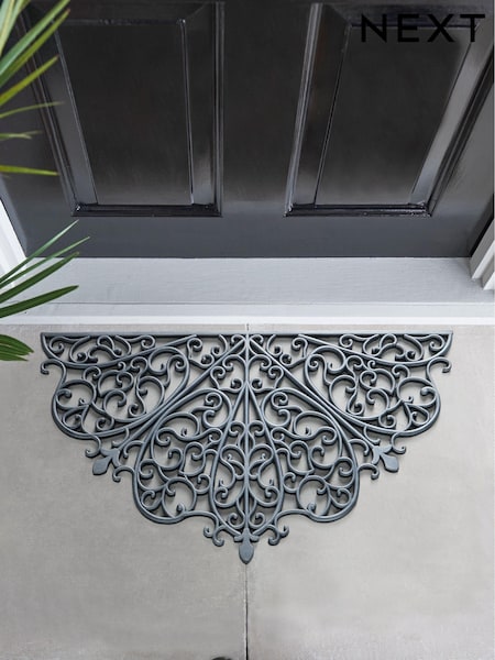Silver Scroll Doormat (825568) | kr221