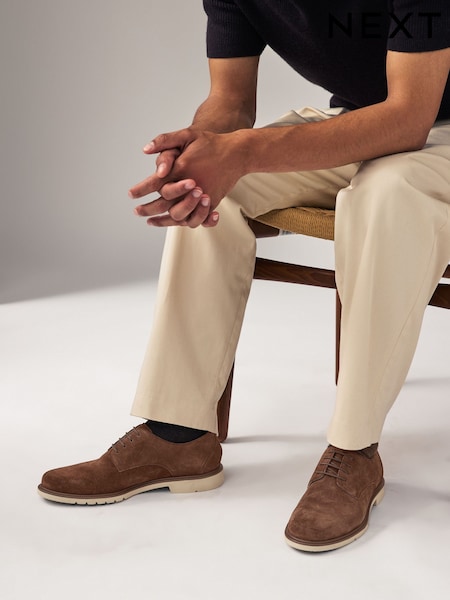 rjava - Suede Derby Shoes (826446) | € 32