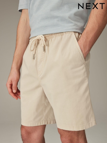 Stone Washed Cotton Elasticated Waist Shorts (826552) | €4