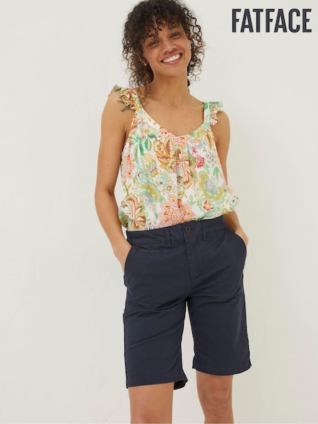 FatFace Blue Falmouth Bermuda Chino Shorts (827013) | €27