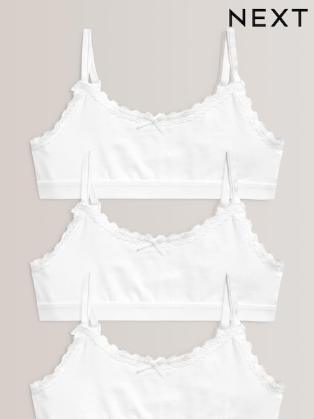 Weiß - Strappy Crop Top 3 Pack (5-16yrs) (827056) | 6 € - 9 €