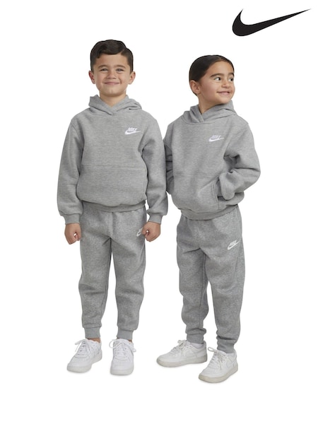 Szary - Nike Little Kids Club Fleece Joggers (827760) | 150 zł