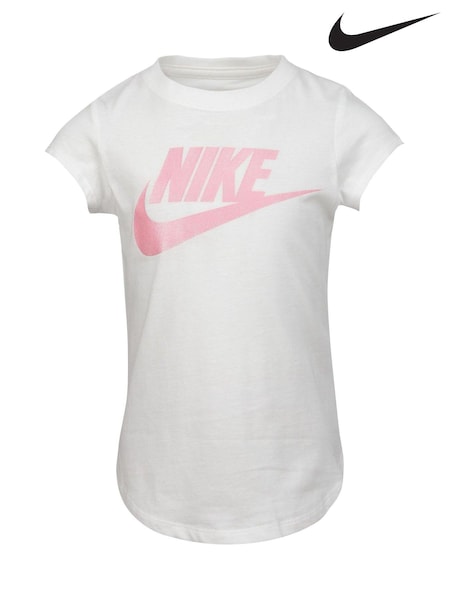 Nike White Little Kids Futura T-Shirt (827814) | €20