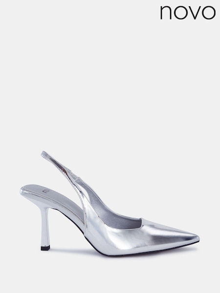 Helles Silber - Novo Zafu Pumps mit Fersenriemen (828288) | 52 €