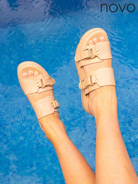 Novo Nude Novo Sandy Chunky Buckle Mule Sandals (828495) | €14