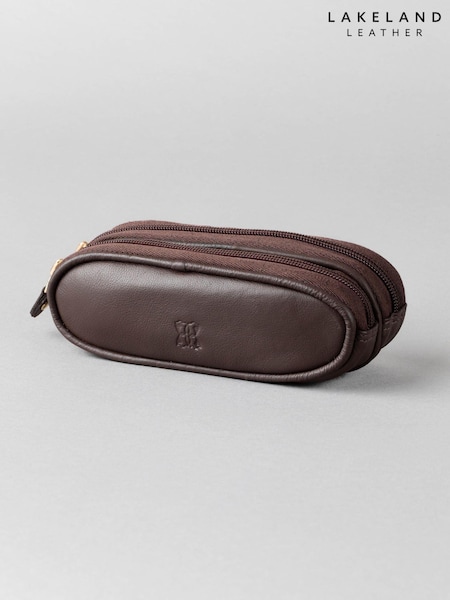 Lakeland Leather Brown Double Glasses Case (828998) | € 31