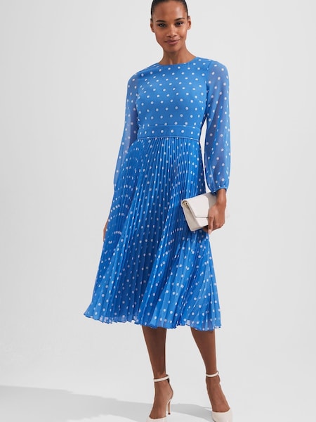 Hobbs Blue Petite Selena Dress (829019) | €83