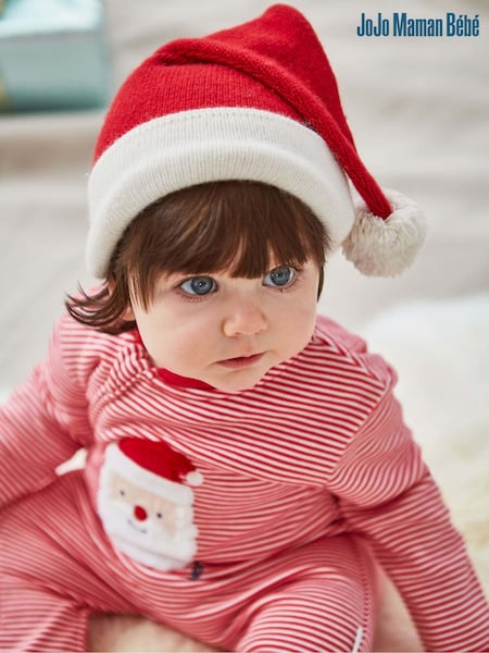 JoJo Maman Bébé Knitted Father Christmas Hat (8292Z5) | 25 €