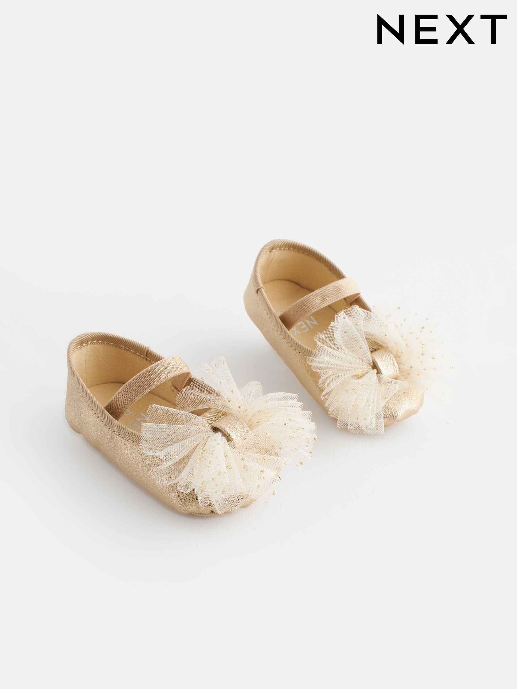 Gold pram shoes clearance
