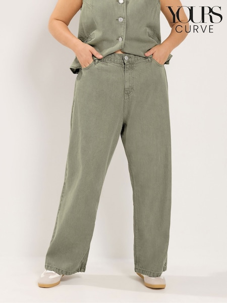 Vert - Yours Curve Jean Ample rigide